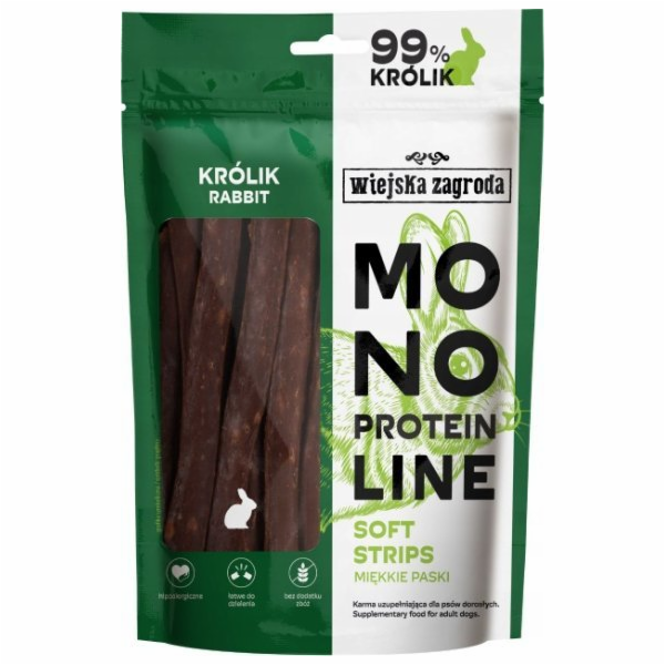 WIEJSKA ZAGRODA Monoprotein line Soft strips Rabbit - pam...