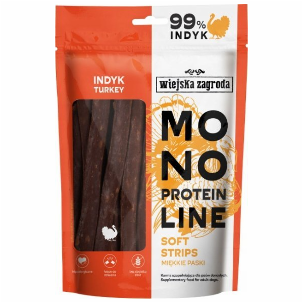 WIEJSKA ZAGRODA Monoprotein line Soft strips Turkey - pam...