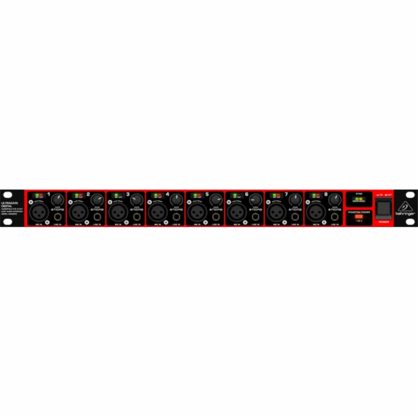 Behringer ADA8200 - 8kanálový audio převodník, 10 - 24000 Hz