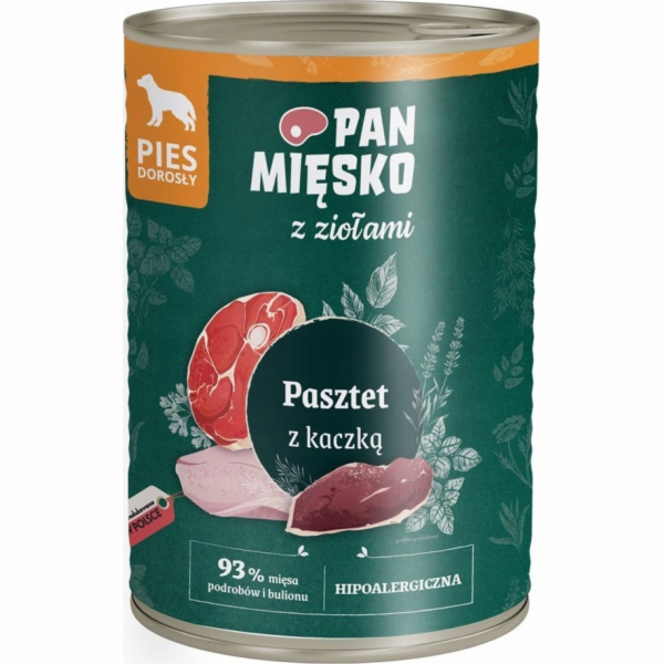 PAN MIESKO s bylinkami Kachní paštika - velmi chutné maso...