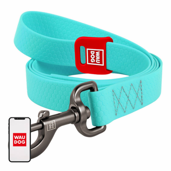 WAUDOG waterproof light accumulating dog leash 25mm wide,...