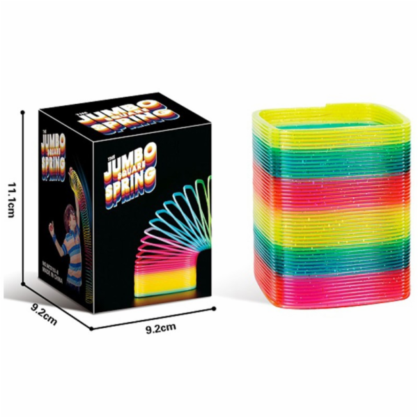 Jumbo duhová spirála čtverec