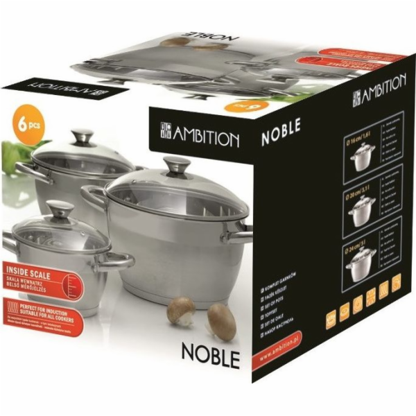 AMBITION NOBLE POTS SET 6 EL