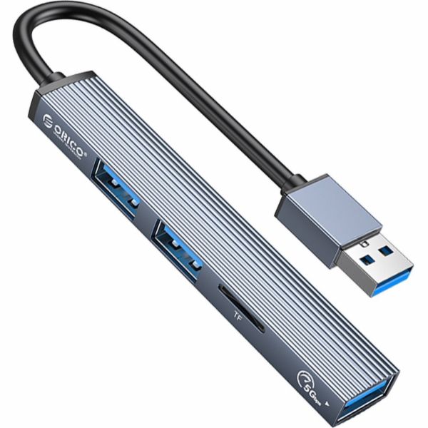 ORICO HUB USB-A; 3x USB-A (2x2.0 1x3.1) TF 5 GBPS AH-A12F...