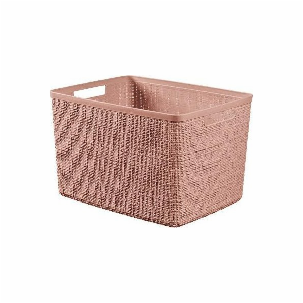 Box Curver Jute L 20L růžový