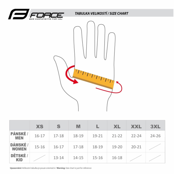 FORCE MTB POWER rukavice, černo-šedé vel.L