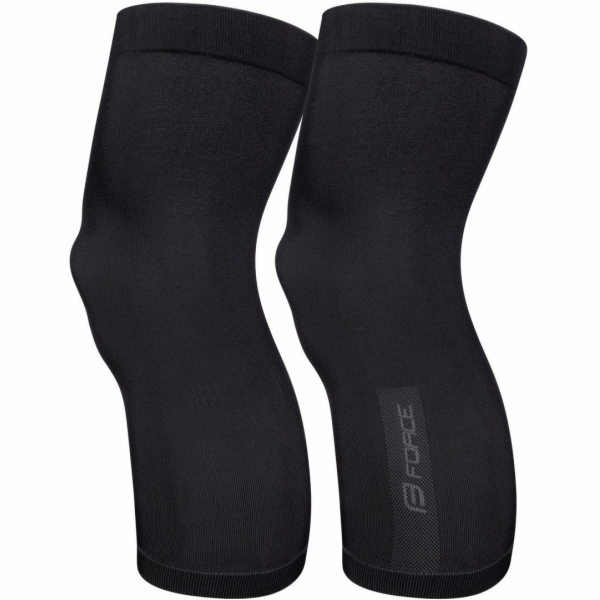 FORCE BREEZE návleky na kolena, pletené, černé vel.M-L