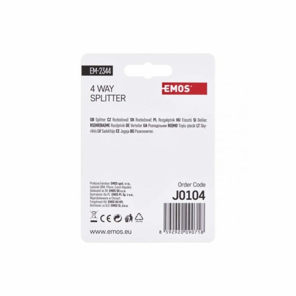 EMOS Rozbočovač EM2344 Rozbočovač EM2344