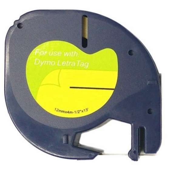 Allprint pro DYMO 59421, 12mm x 4m, černý tisk / bílý pod...