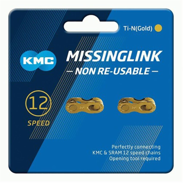 Spojka řetězu KMC X12 Ti-N rychlostí - 2ks