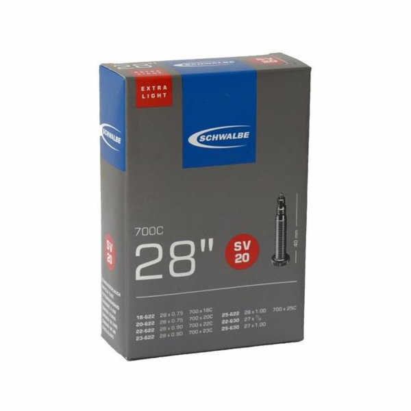 Schwalbe duše 28" SV20 40mm 18/25-622 galuskový ventilek ...