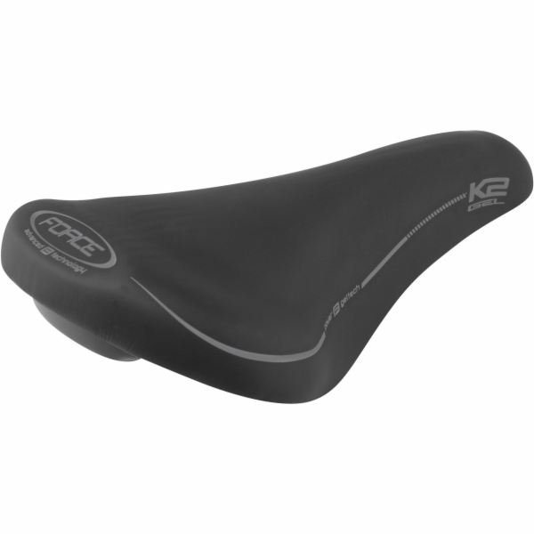 FORCE sedlo K2 GEL , černé