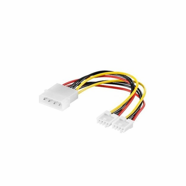 Kabel napájecí HDD, FDD 5,25"-2x3,5"