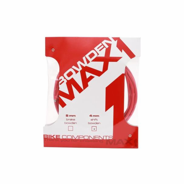 řadící bowden MAX1 4mm - červený, 3m