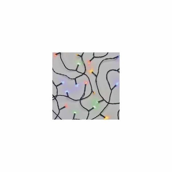 LED vánoční řetěz, 18 m, venkovní i vnitřní, multicolor, ...