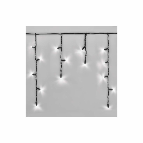Profi LED spojovací řetěz černý – rampouchy, 3 m, venkovn...