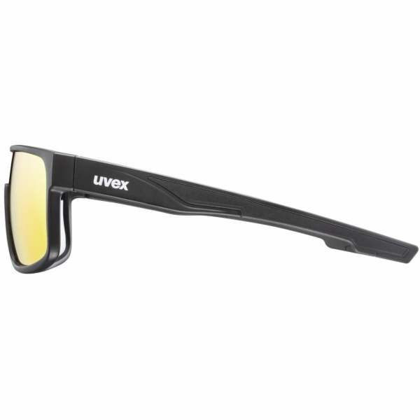 UVEX BRÝLE LGL 51 BLACK MAT/MIR.RED
