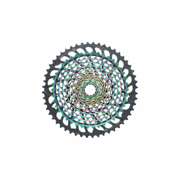 SRAM XG-1299 Eagle - 10-52 zubů - Rainbow