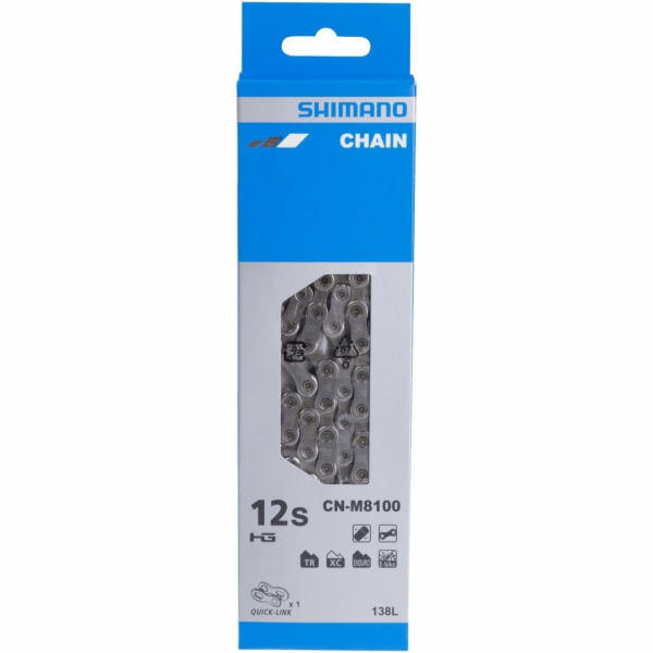 Řetěz SHIMANO XT CN-M8100 - 12 rychlostí - 138 článků + r...