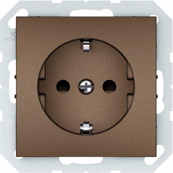 Zásuvka VILMA QR1000, s ven., barva moka