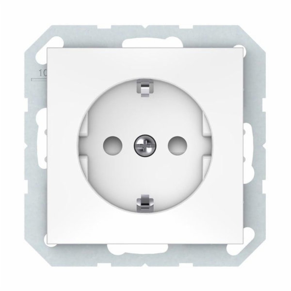 Zásuvka VILMA QR1000, s uzemněním, barva bílá