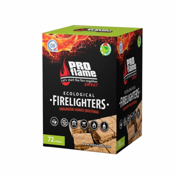 Zapalovač Pro Flame Expert, 8 cm x 13 cm, 72 ks.