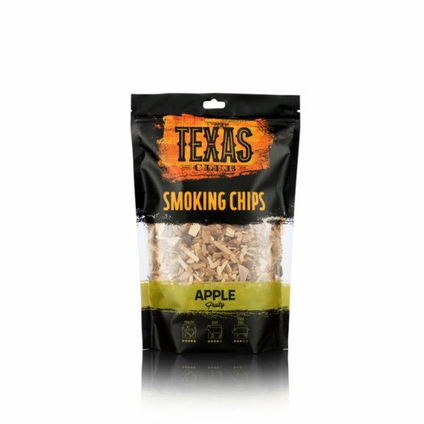 Jablkové dřevěné hobliny "Texas Club" na uzení 1l
