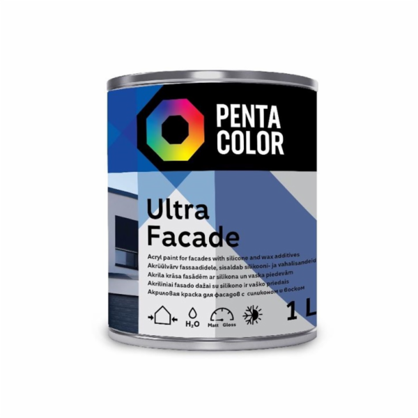 Fasádní barva Pentacolor Ultra Facade, bílá, 1l