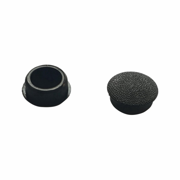 Čepice HAUSHALT F1-72-BLACK, 12 mm, černá, 50 ks.
