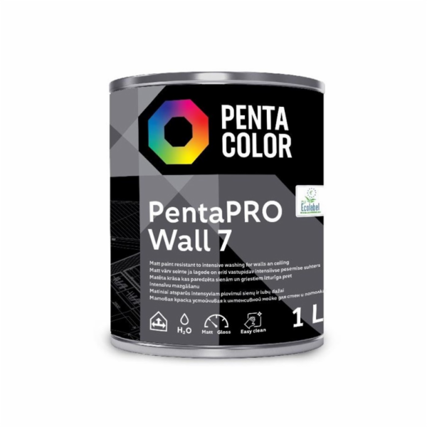 Barva Pentacolor PentaPro Wall 7, bílá, 1l