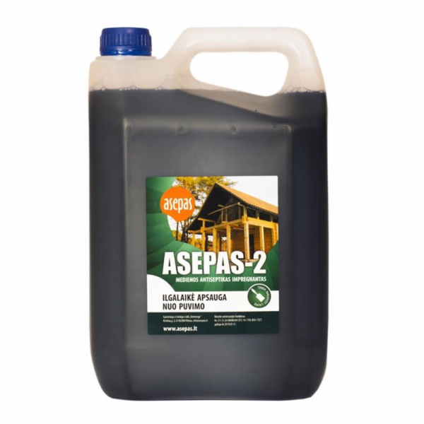 Antiseptikum Asepas-2, zelenošedá, 5 l