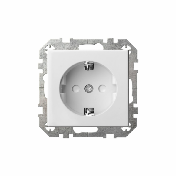 Zásuvka LIREGUS EPSILON, s ven., barva bílá