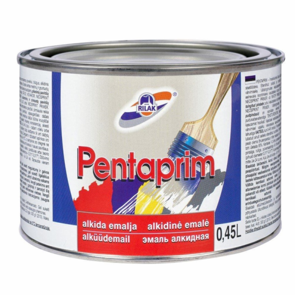 Barva Rilak Pentaprim, 0,45 l, antracit