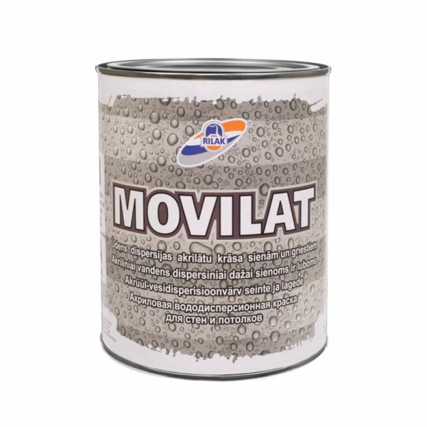 Disperzní barva Rilak Movilat 3, bílá, 0,9l