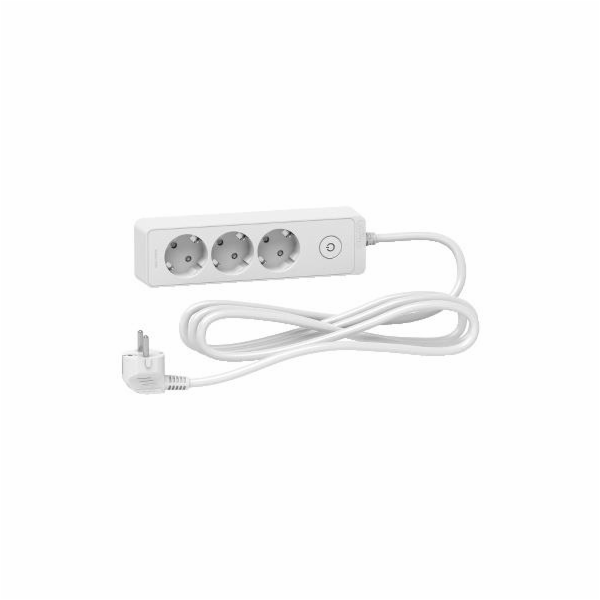 Domácí prodlužovací kabel SCHNEIDER, 3 místa, 1,5m