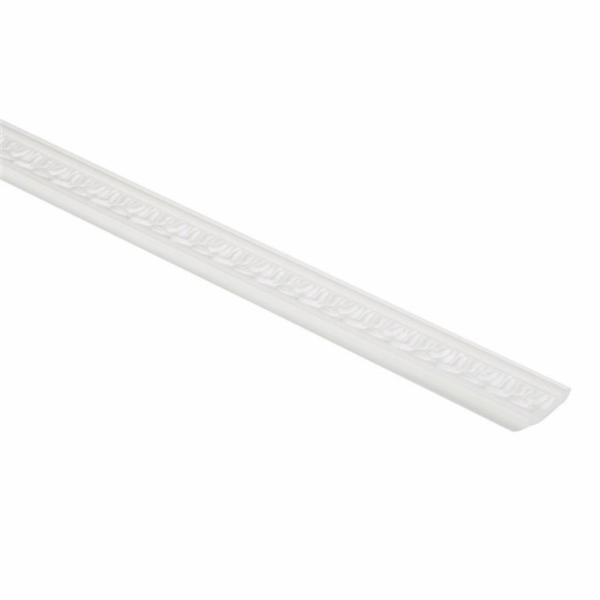 Stropní ukončovací lišty B-5, bílé, 200 x 5,6 cm