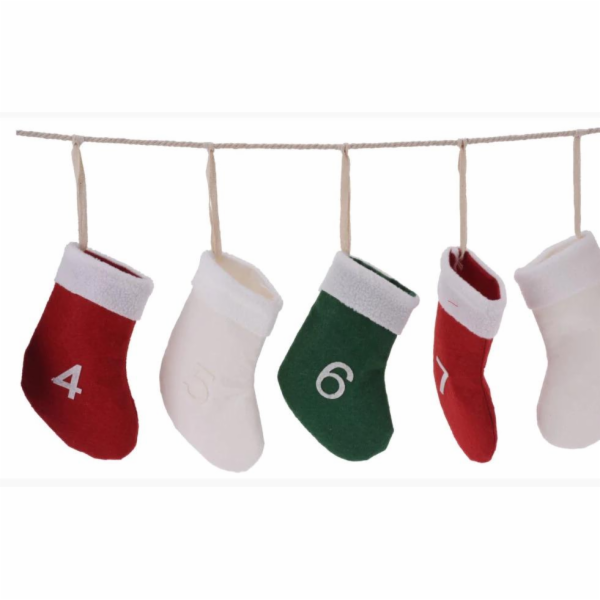 Adventní kalendář SOCKS DH8058410, polyester