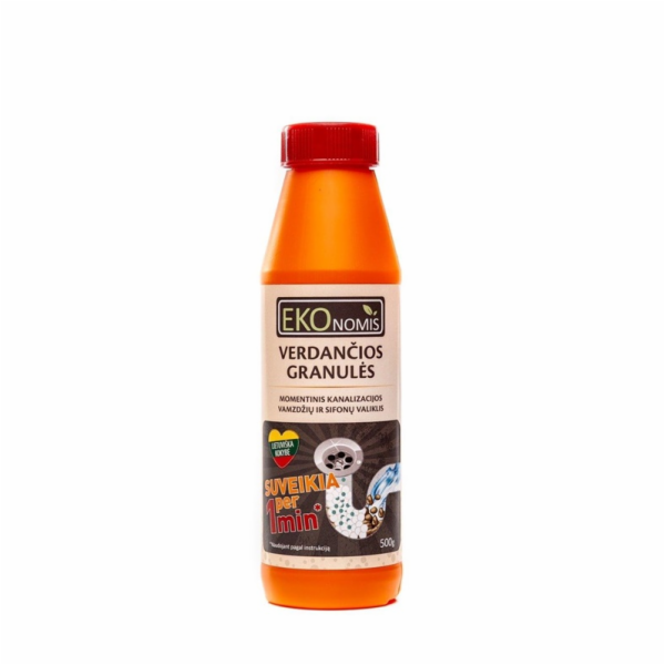 Čistič sifonů a kanalizací Ekonomis BOILING GRANULES®, 500g