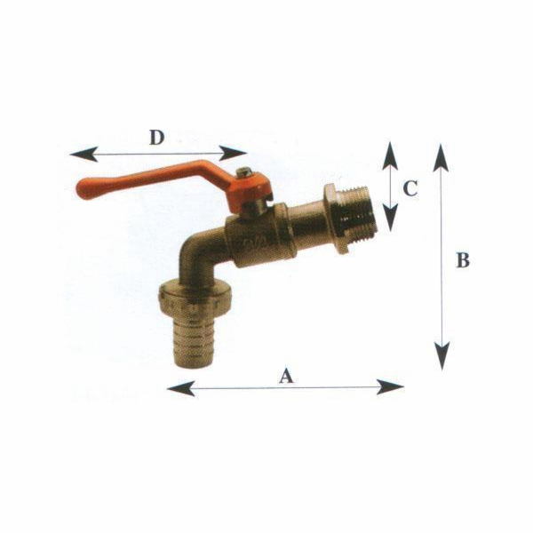 Zahradní baterie TDM Brass, 3/4"