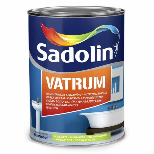 Barva Sadolin Vatrum, bílá, 1l