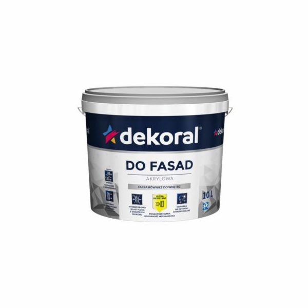 Fasádní barva Dekoral Polinit, bílá, 1l
