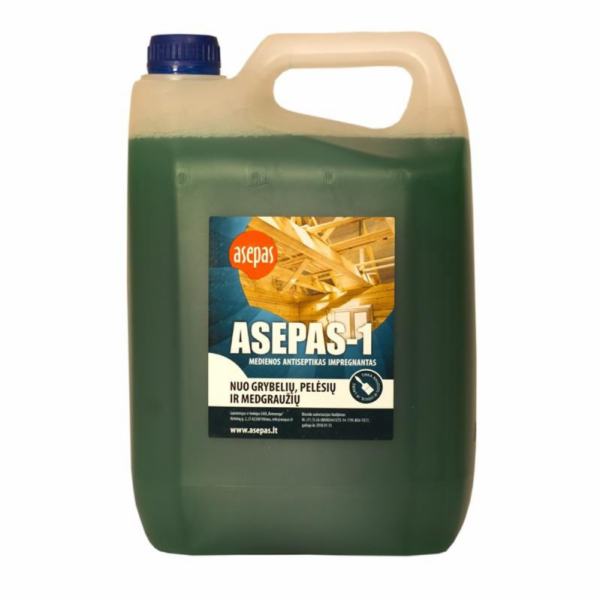 Antiseptikum Asepas-1, zelený, 5 l
