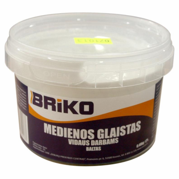 Bílý tmel na dřevo Briko, 0,48 kg