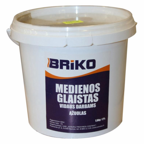Tmel na dřevo v dubové barvě Briko, 1,6 kg