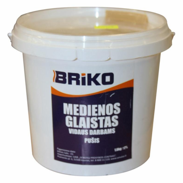 Tmel na dřevo Briko v barvě borovice, 1,6 kg