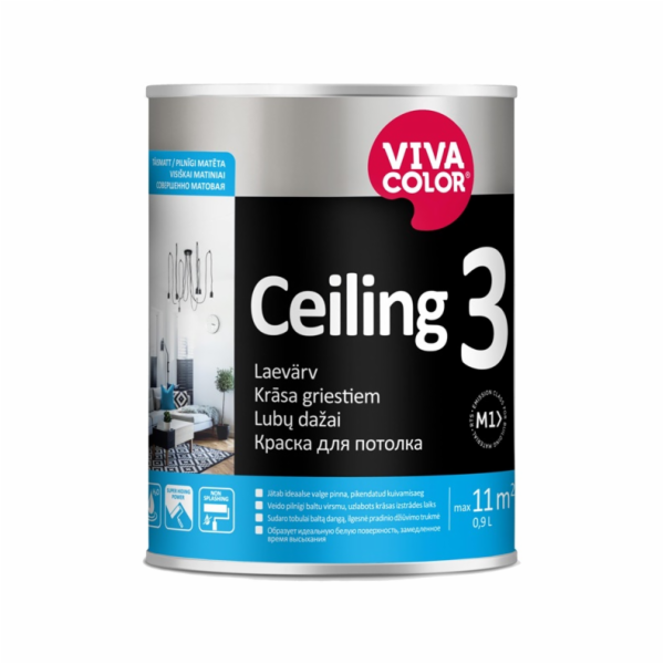Barva VIVACOLOR CEILING 3 AP, 0,9l