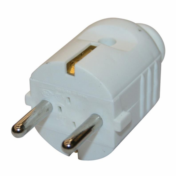 Zástrčka N&L, 3P, 16A, 250V, bílá