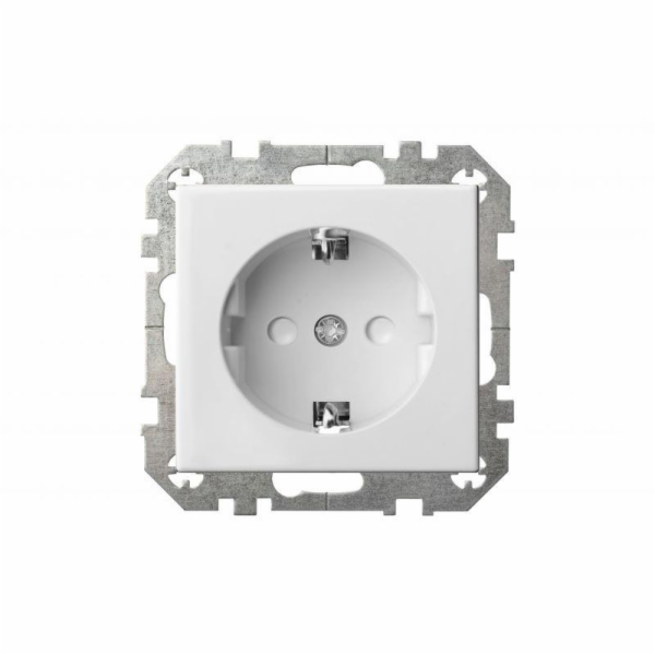 Zásuvka LIREGUS EPSILON, s ven., barva bílá