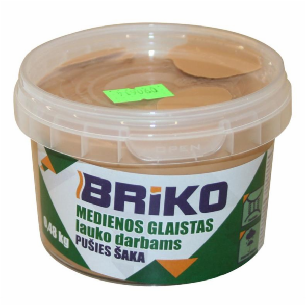 Borovicový tmel na dřevo Briko, 0,48 kg