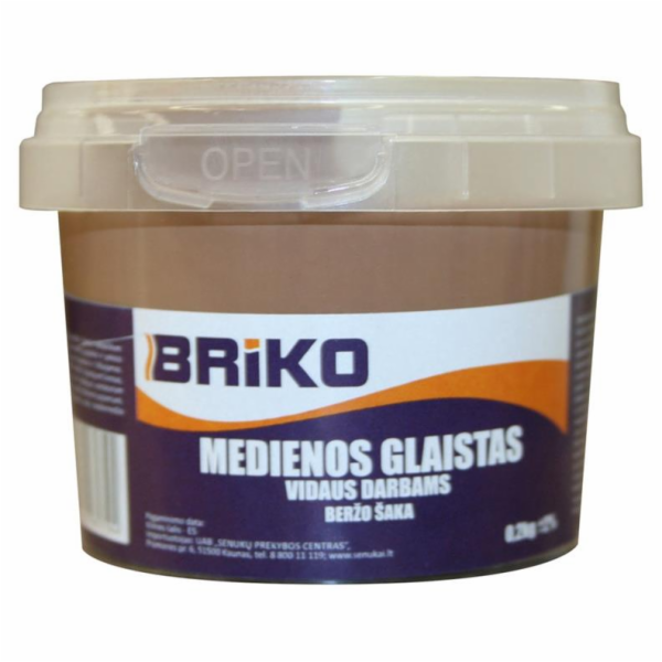 Březový tmel na dřevo Briko, 0,48 kg